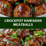 Sweet and Savory Crockpot Hawaiian Meatballs Recipe You’ll Love