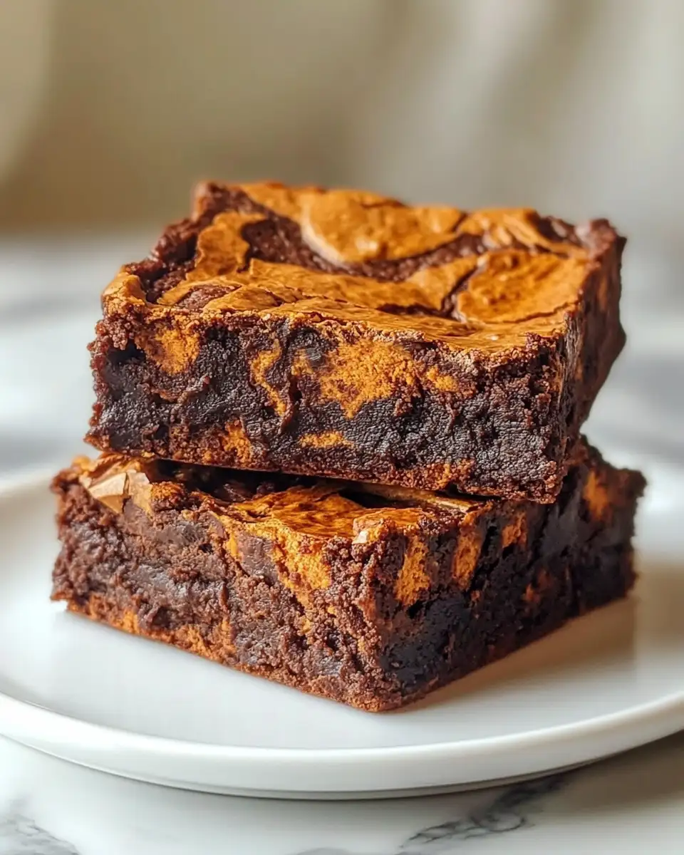 Final dish - Irresistible Delicious Pumpkin Brownies You Have to Try