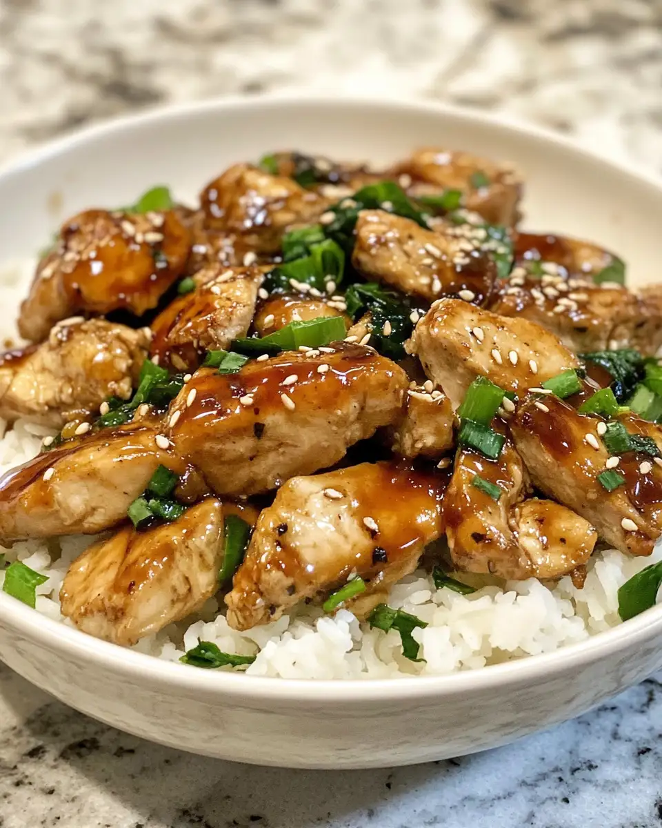 Final dish - Effortless Dump and Go Crockpot Teriyaki Chicken Recipe
