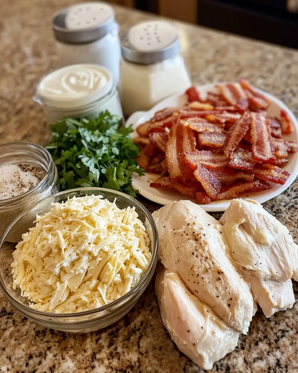 Ingredients for Easy Pepper Jack Crack Chicken Recipe That Will Wow Your Taste Buds