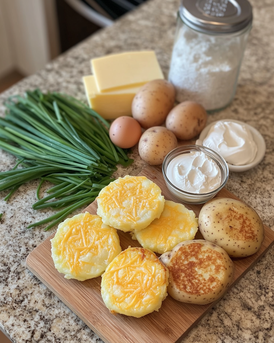 Ingredients for Deliciously Simple Easy Stuffed Potato Cakes You Can Make Tonight
