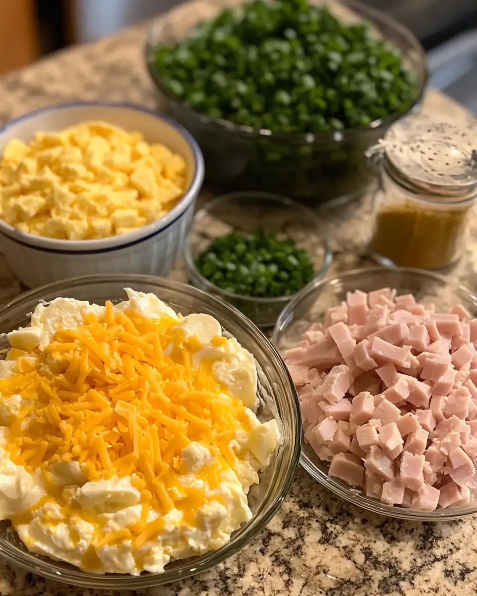 Ingredients for The Ultimate Eggs Benedict Casserole Recipe for Brunch Lovers