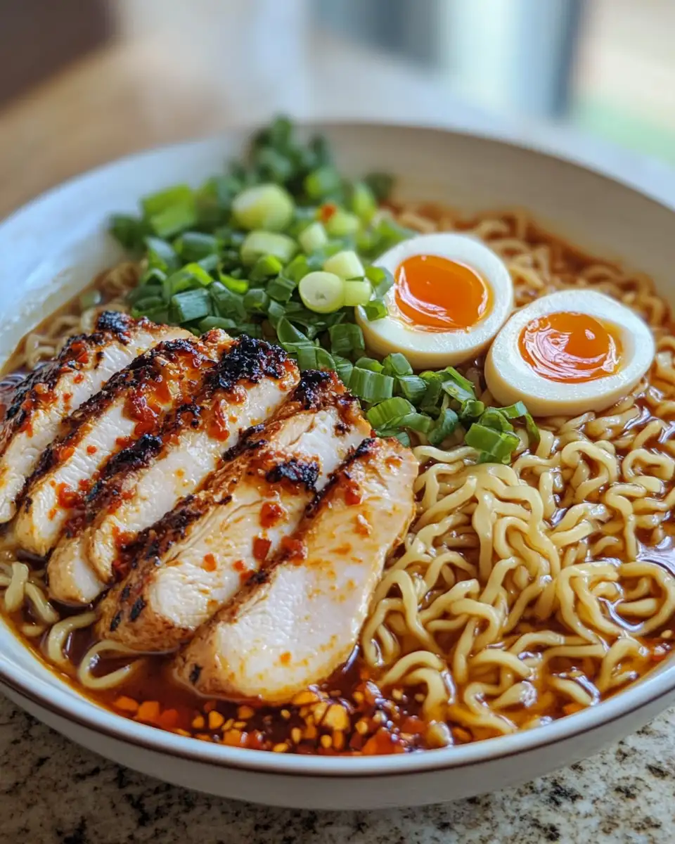 Unleash the Heat with Fiery Chicken Ramen That Ignites Your Taste Buds - Featured Image