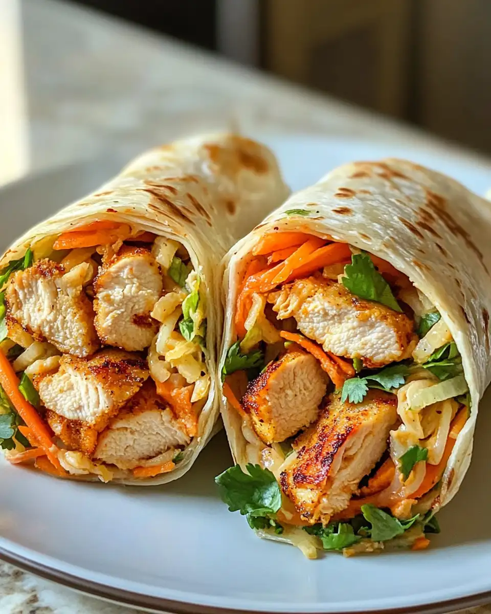 Spice Up Your Lunch with Fiery Firecracker Chicken Wraps - Featured Image