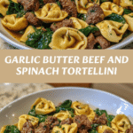 Garlic Butter Beef and Spinach Tortellini Recipe That Will Wow Your Taste Buds
