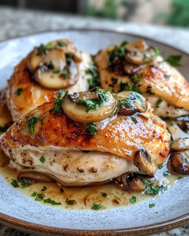 Irresistible Garlic Butter Mushroom Stuffed Chicken Recipe You Need to Try - Featured Image