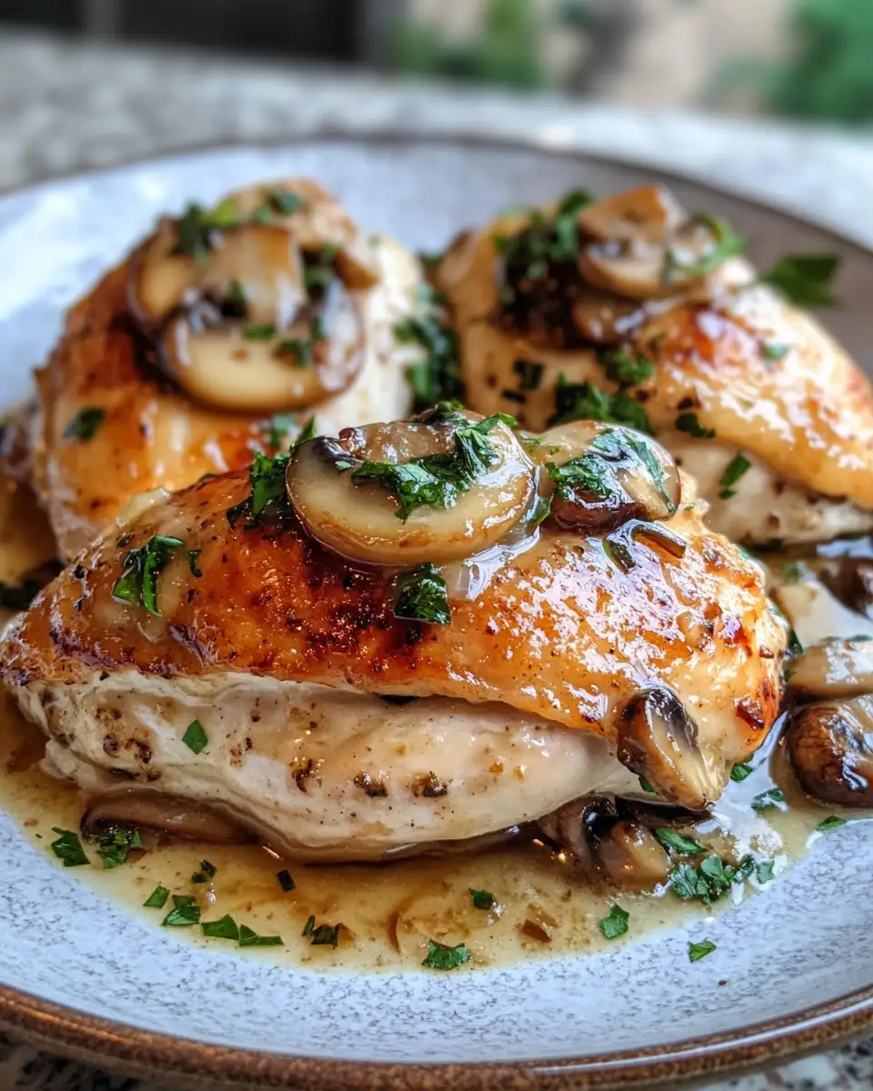 Irresistible Garlic Butter Mushroom Stuffed Chicken Recipe You Need to Try - Featured Image