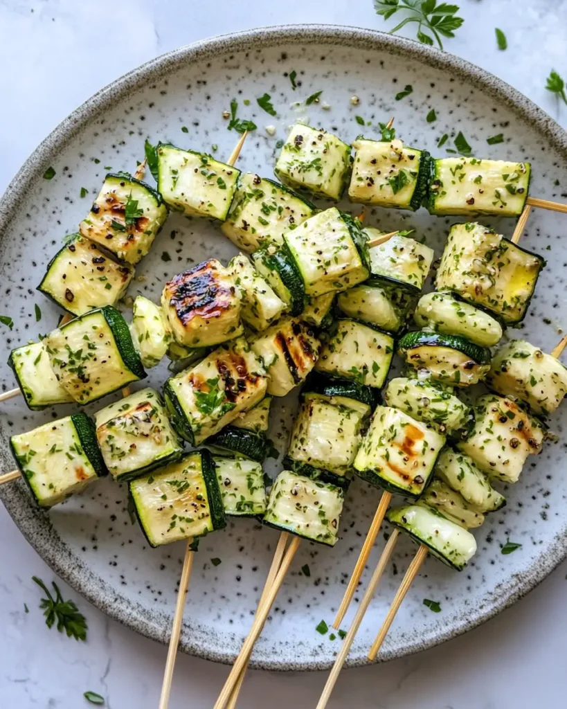 Irresistible Garlic Butter Zucchini Skewers You Need to Try - Featured Image