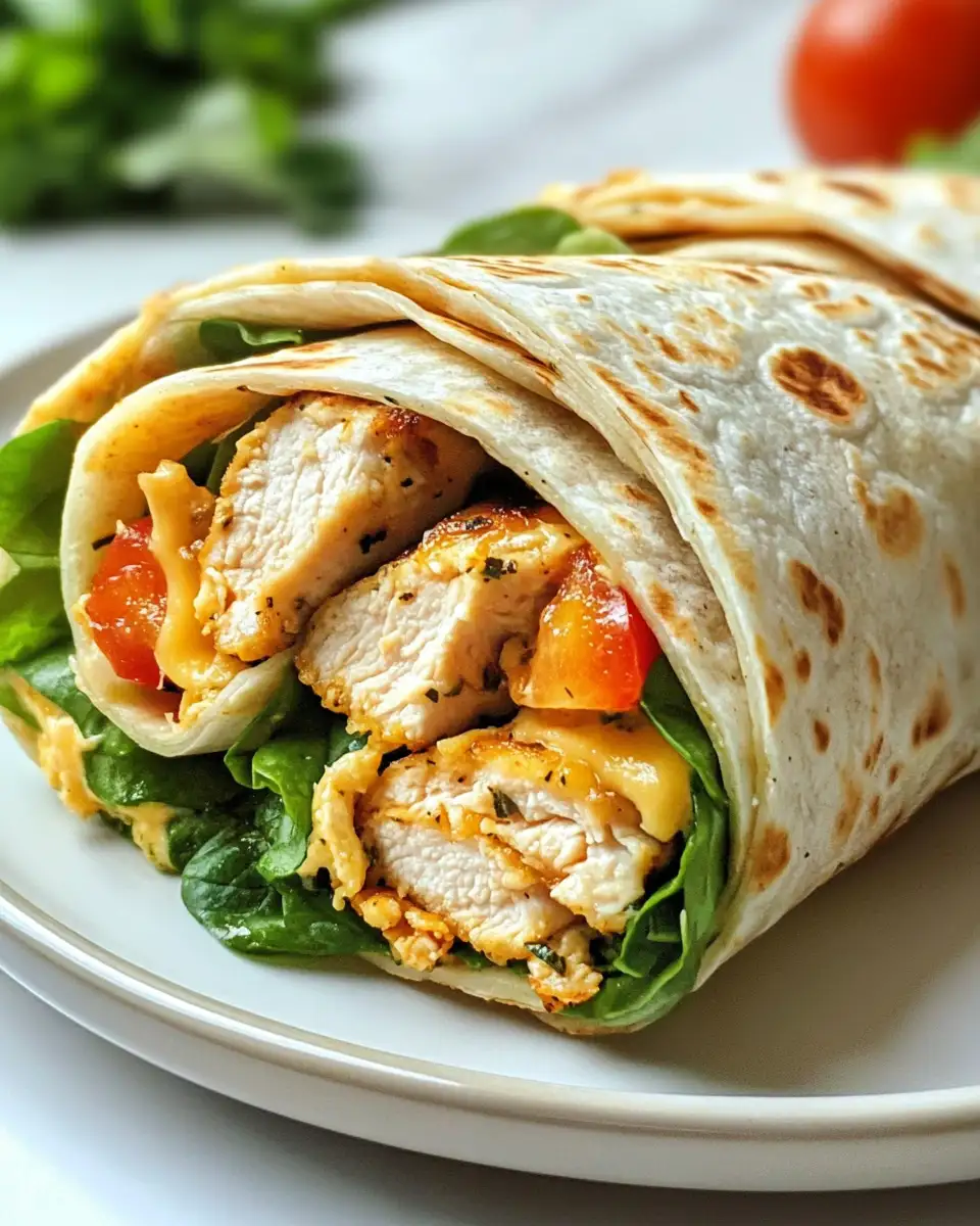 Irresistible Garlic Chicken Wraps with Cheese You Need to Try Today - Featured Image