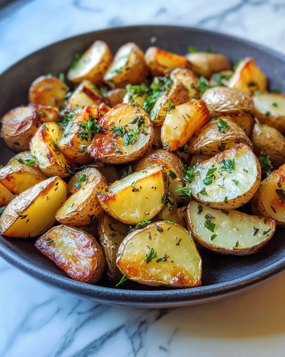 Final dish - Garlic Herb Roasted Potatoes Recipe That Will Steal the Show