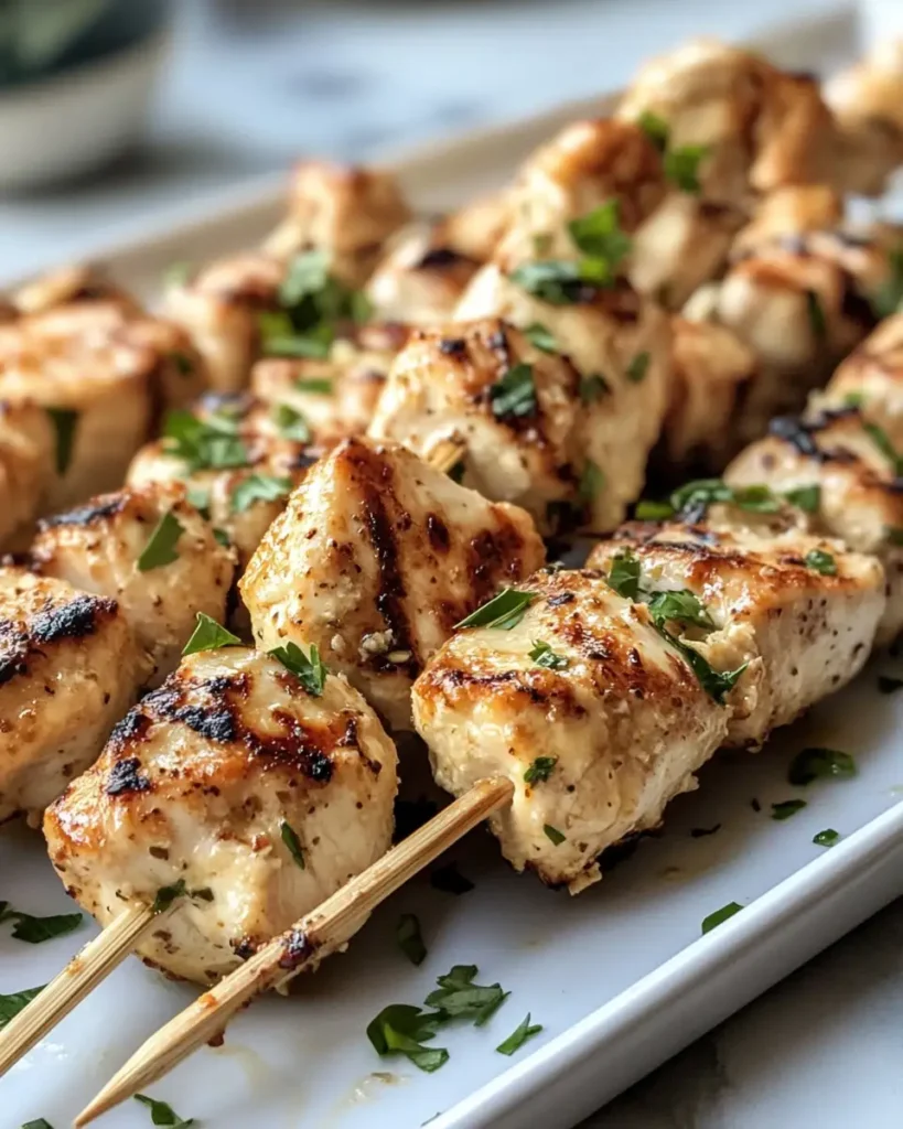 Irresistible Garlic Parmesan Chicken Skewers You Need to Try - Featured Image