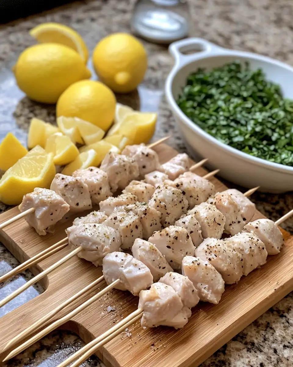 Ingredients for Irresistible Garlic Parmesan Chicken Skewers You Need to Try