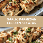 Irresistible Garlic Parmesan Chicken Skewers You Need to Try