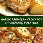 Garlic Parmesan Crockpot Chicken and Potatoes Recipe for Easy Comfort Food