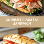 Elevate Your Lunch with the Ultimate Gourmet Ciabatta Sandwich