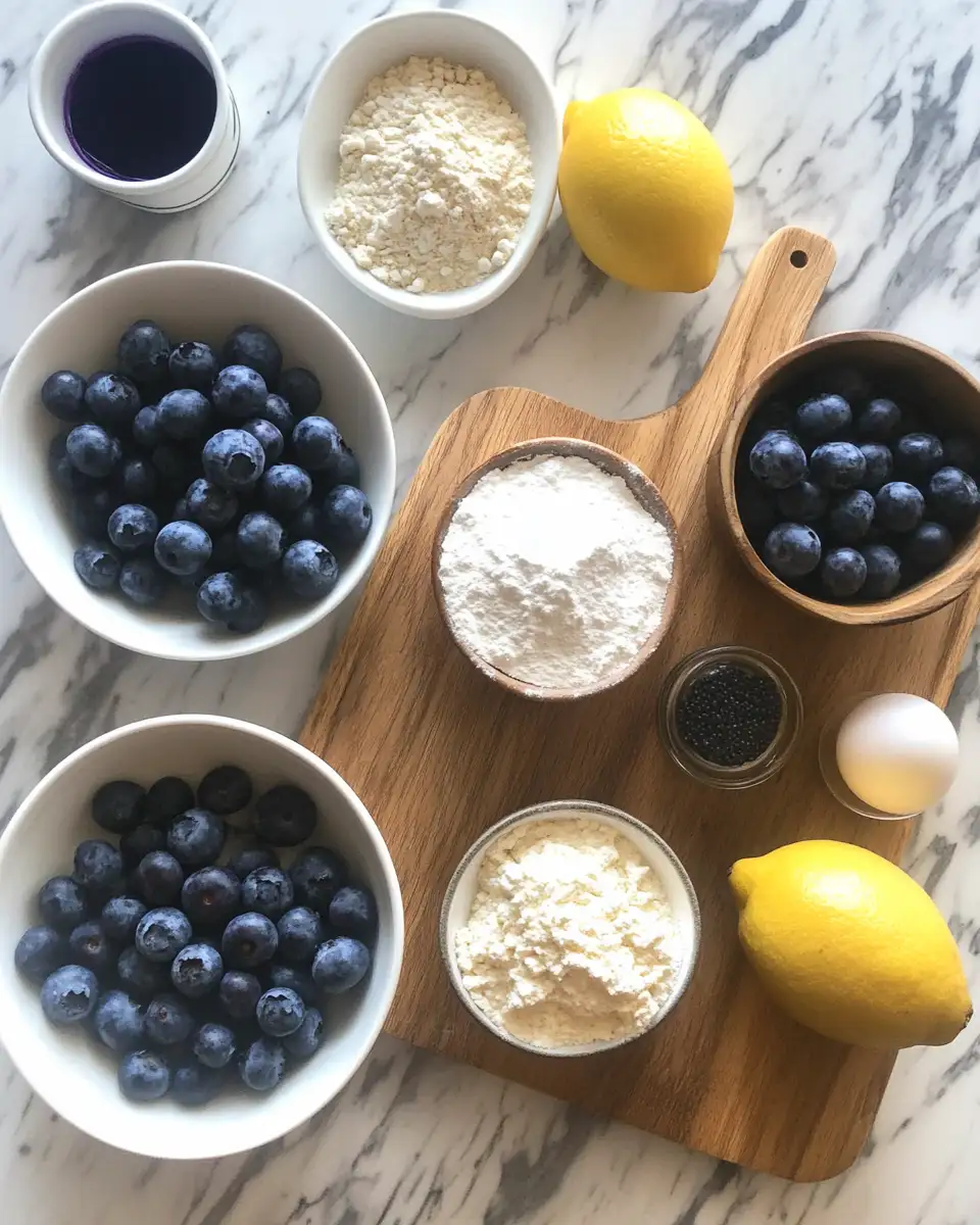 Ingredients for Boost Your Breakfast with Greek Yogurt Blueberry Protein Muffins