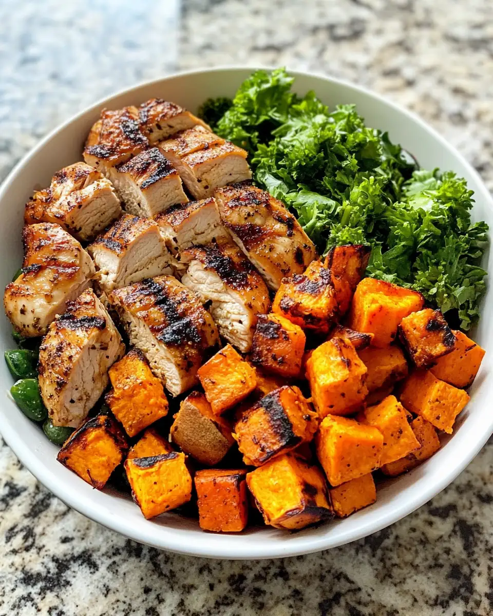 Final dish - Flavor-Packed Grilled Chicken and Sweet Potato Bowl Recipe to Try Today