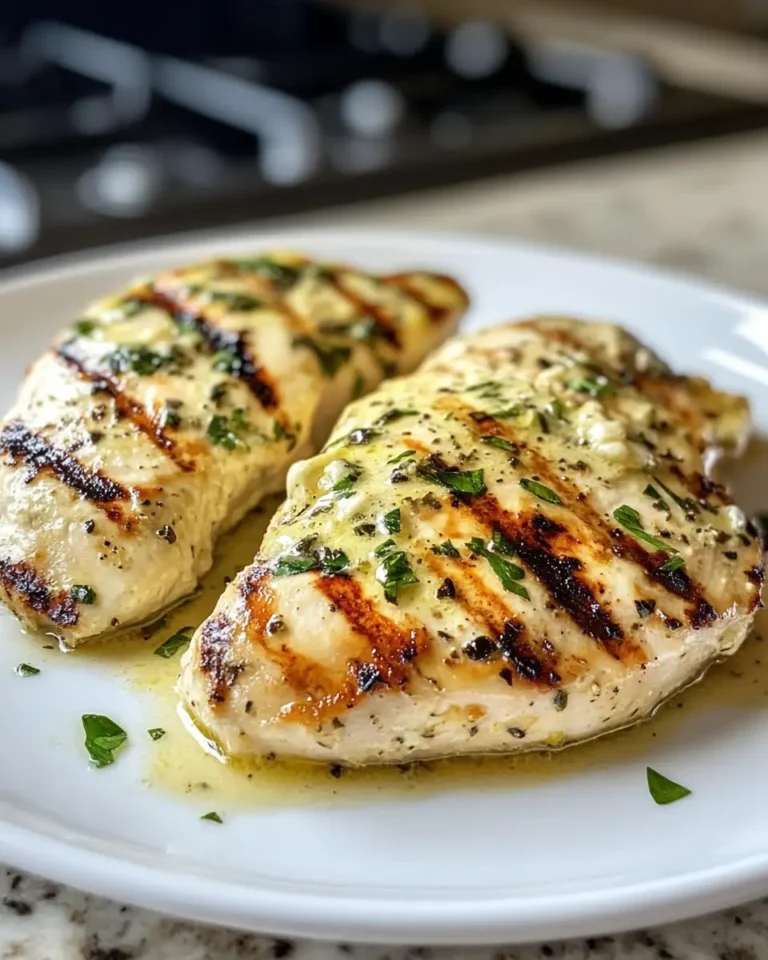 Irresistible Grilled Chicken with Creamy Garlic Sauce Recipe - Featured Image