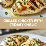Irresistible Grilled Chicken with Creamy Garlic Sauce Recipe