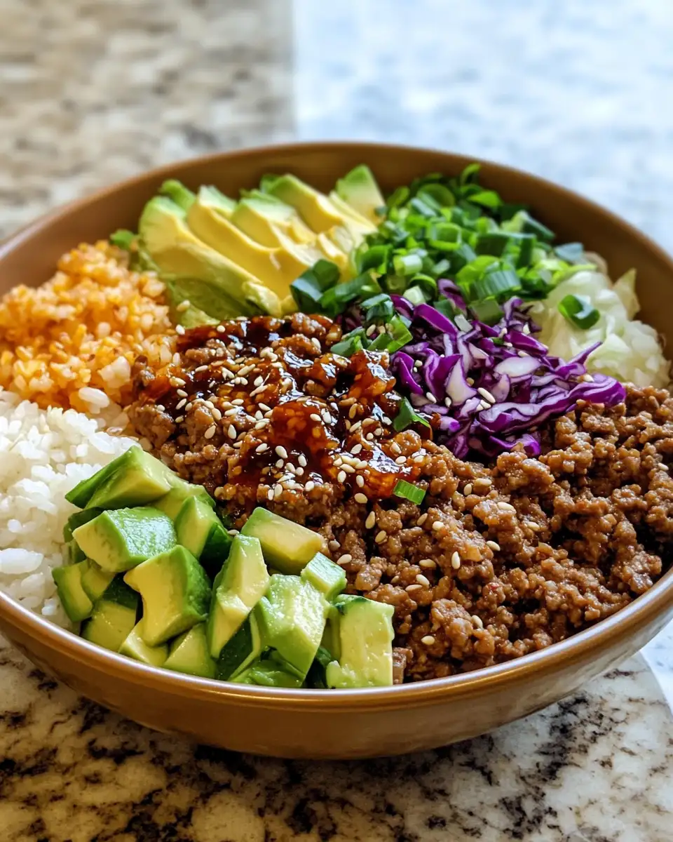 Ingredients for Irresistible Ground Beef Hot Honey Bowl Recipe You Need to Try