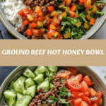 Irresistible Ground Beef Hot Honey Bowl Recipe You Need to Try