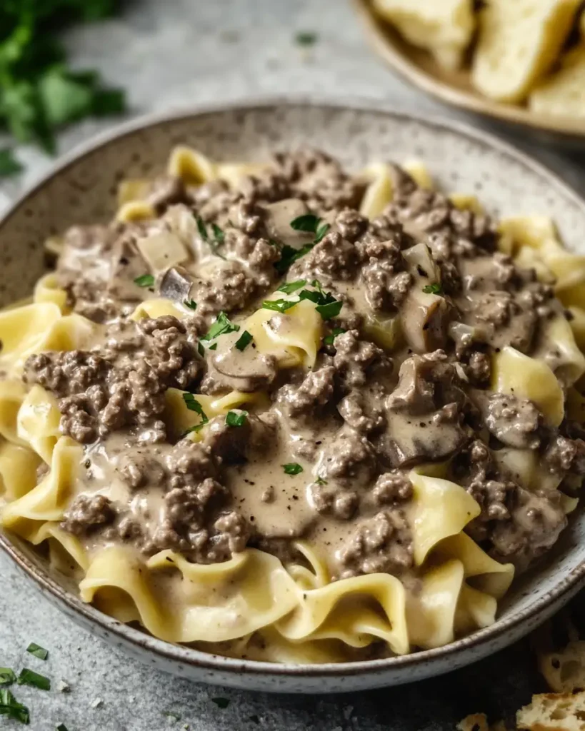 Hearty and Easy Ground Beef Stroganoff Recipe for Cozy Nights - Featured Image