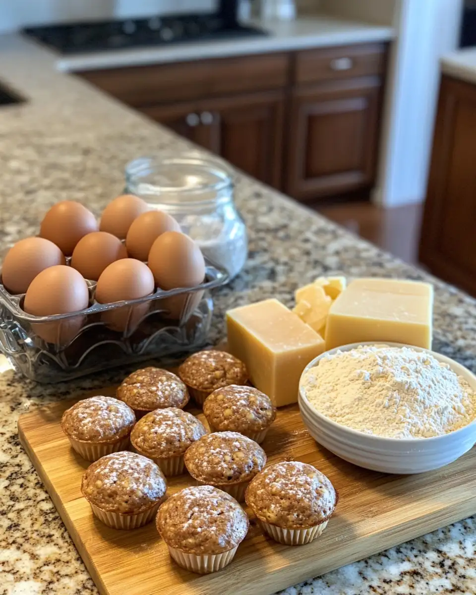 Ingredients for Power Up Your Morning with High-Protein Pancake Sausage Mini Muffins