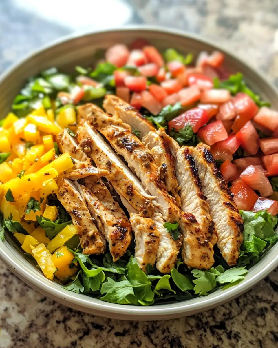 Final dish - Fuel Your Day with a High Protein Southwest Chicken Salad Boost