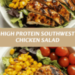 Fuel Your Day with a High Protein Southwest Chicken Salad Boost