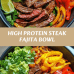 High Protein Steak Fajita Bowl That Packs a Flavorful Punch