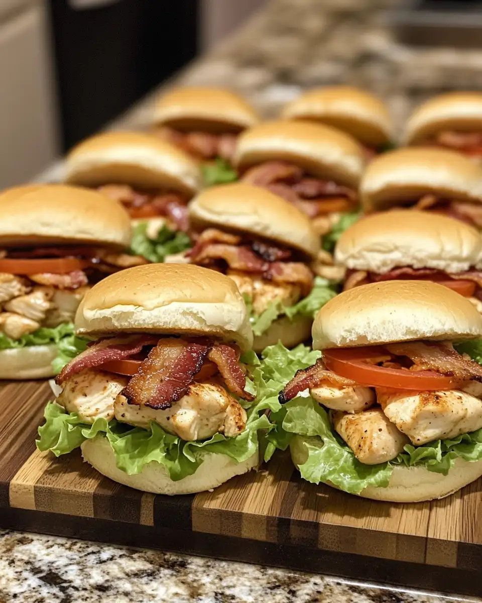 Ingredients for Irresistible Honey Mustard BLT Chicken Sliders You'll Crave