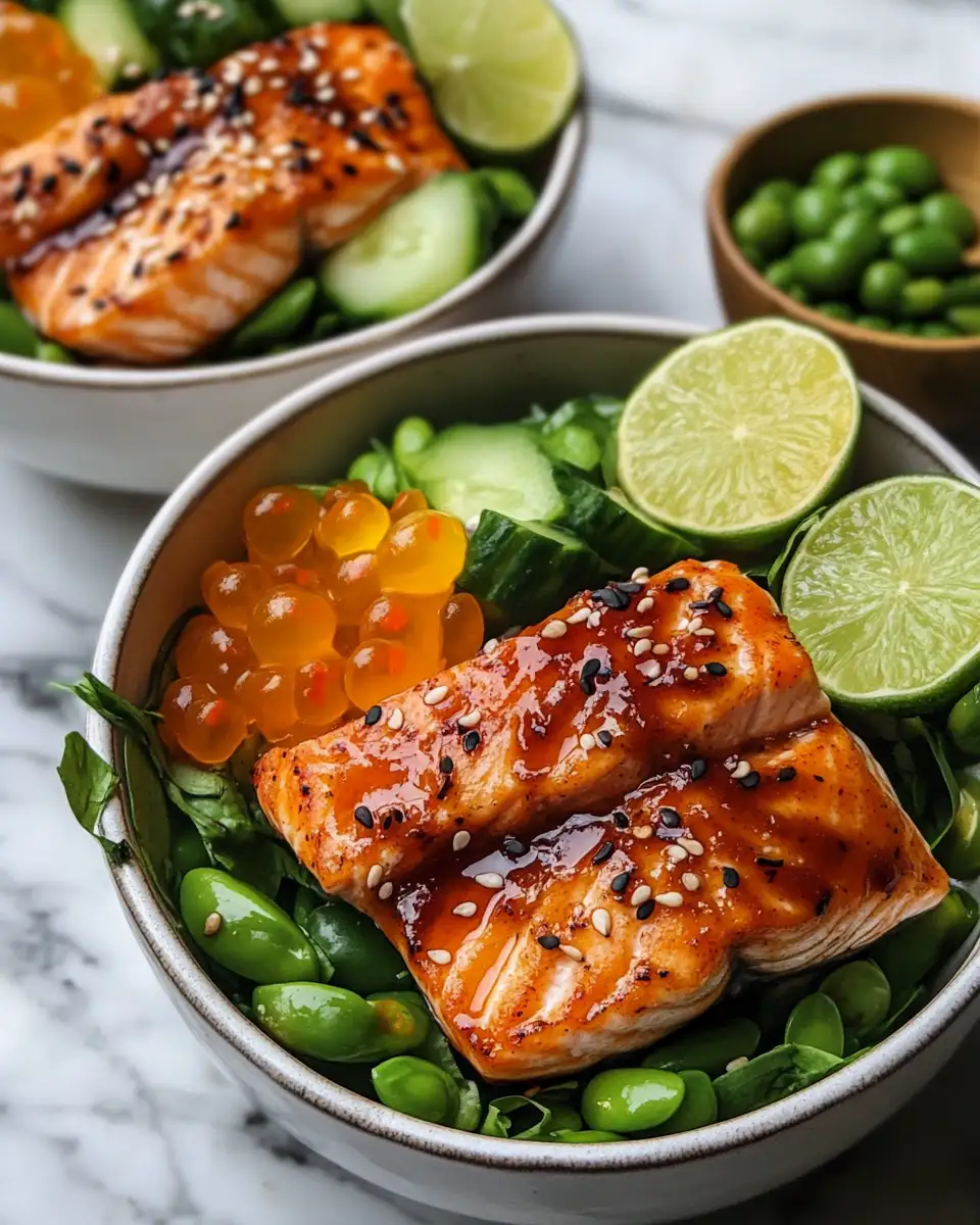 Sweet Heat Delight Honey Sriracha Salmon Bowls That Wow Your Taste Buds - Featured Image