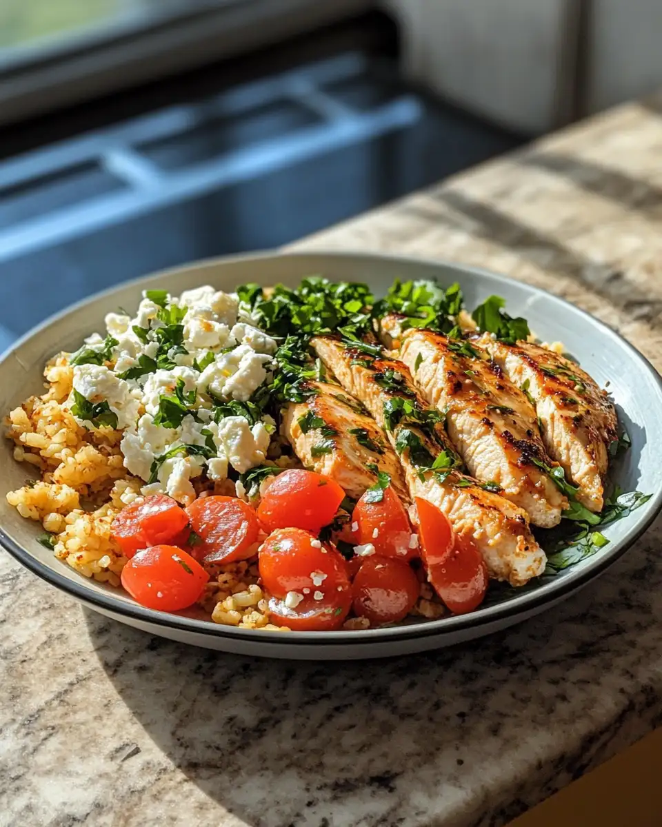 Final dish - Spice Up Dinner with Hot Honey Infused Feta Chicken