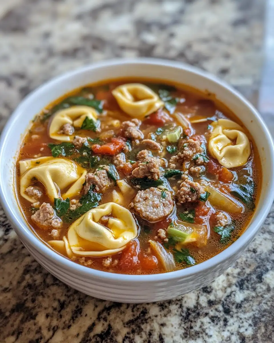 Hearty Italian Sausage Tortellini Soup That Warms the Soul - Featured Image