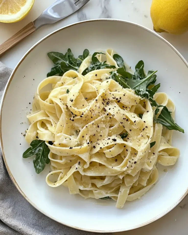 Zesty Lemon and Arugula Pasta Recipe for a Fresh Flavor Boost - Featured Image