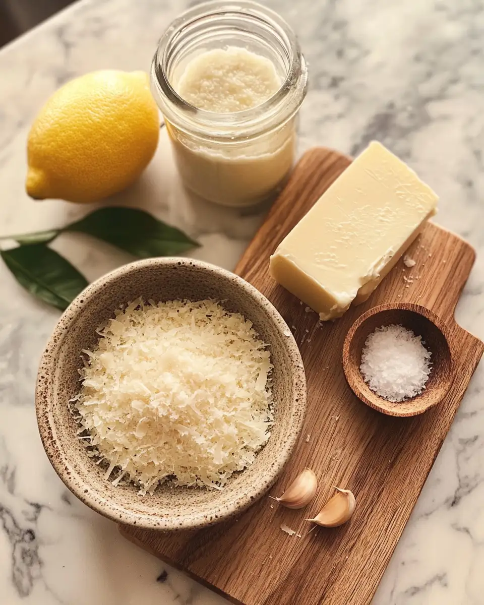 Ingredients for Brighten Your Dishes with This Easy Lemon Cream Sauce Recipe