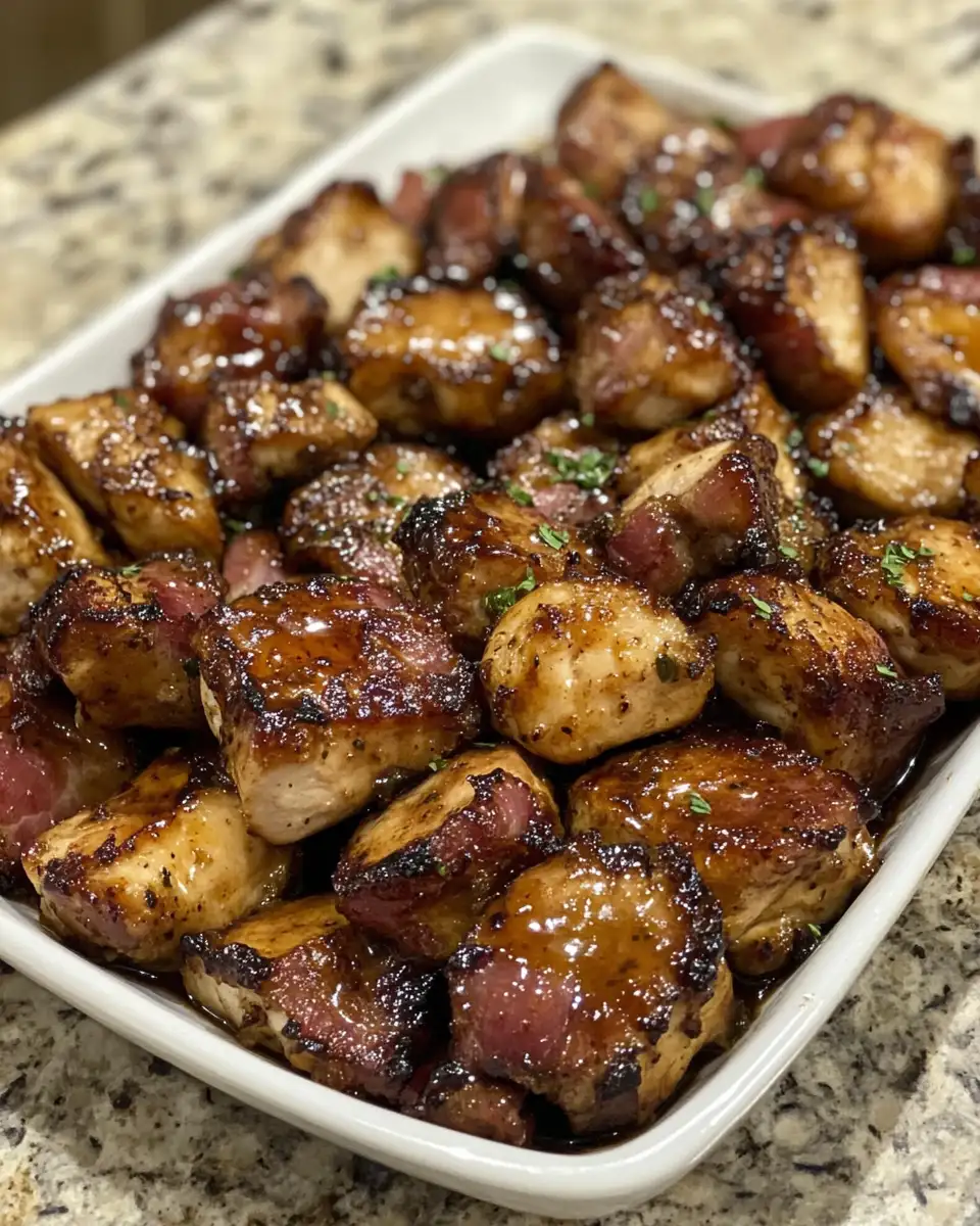 Ingredients for Irresistible Maple Glazed Bacon Chicken Bites You Need to Try