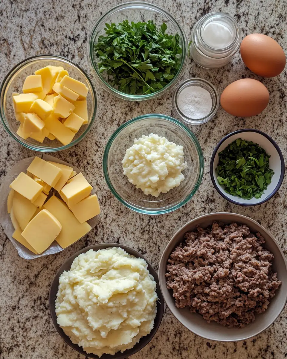 Ingredients for Irresistible Mashed Potato Beef Pancakes You Need to Try Tonight