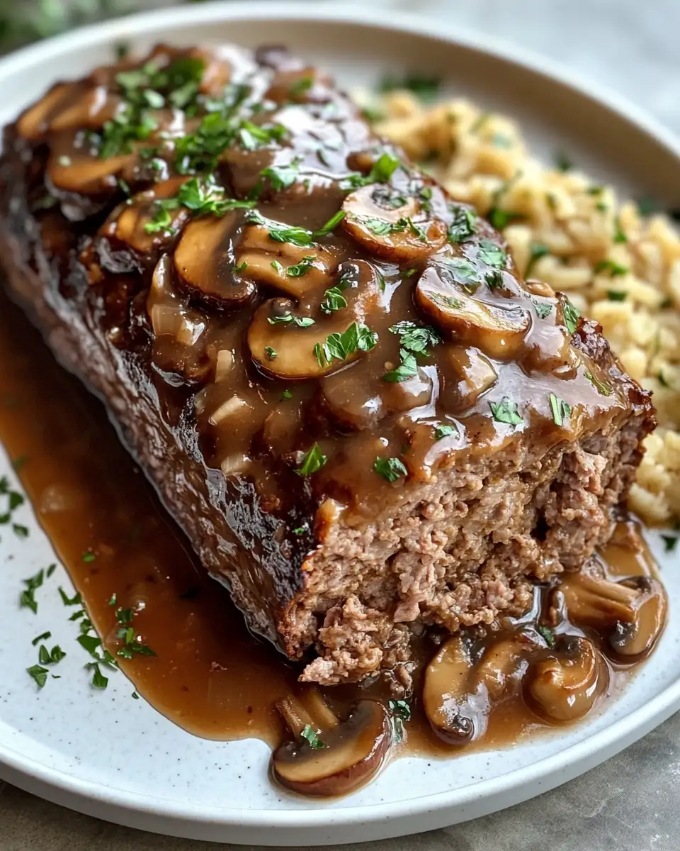 Hearty Meatloaf with Mushroom Gravy Recipe That Will Warm Your Soul - Featured Image
