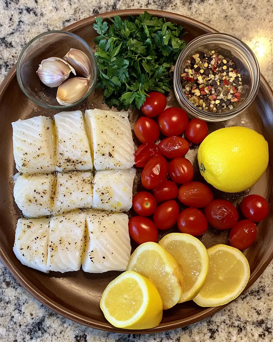 Ingredients for Mediterranean Baked Fish Recipe That Will Transport Your Taste Buds
