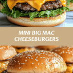 Mini Big Mac Cheeseburgers The Ultimate Bite-Sized Burger Delight