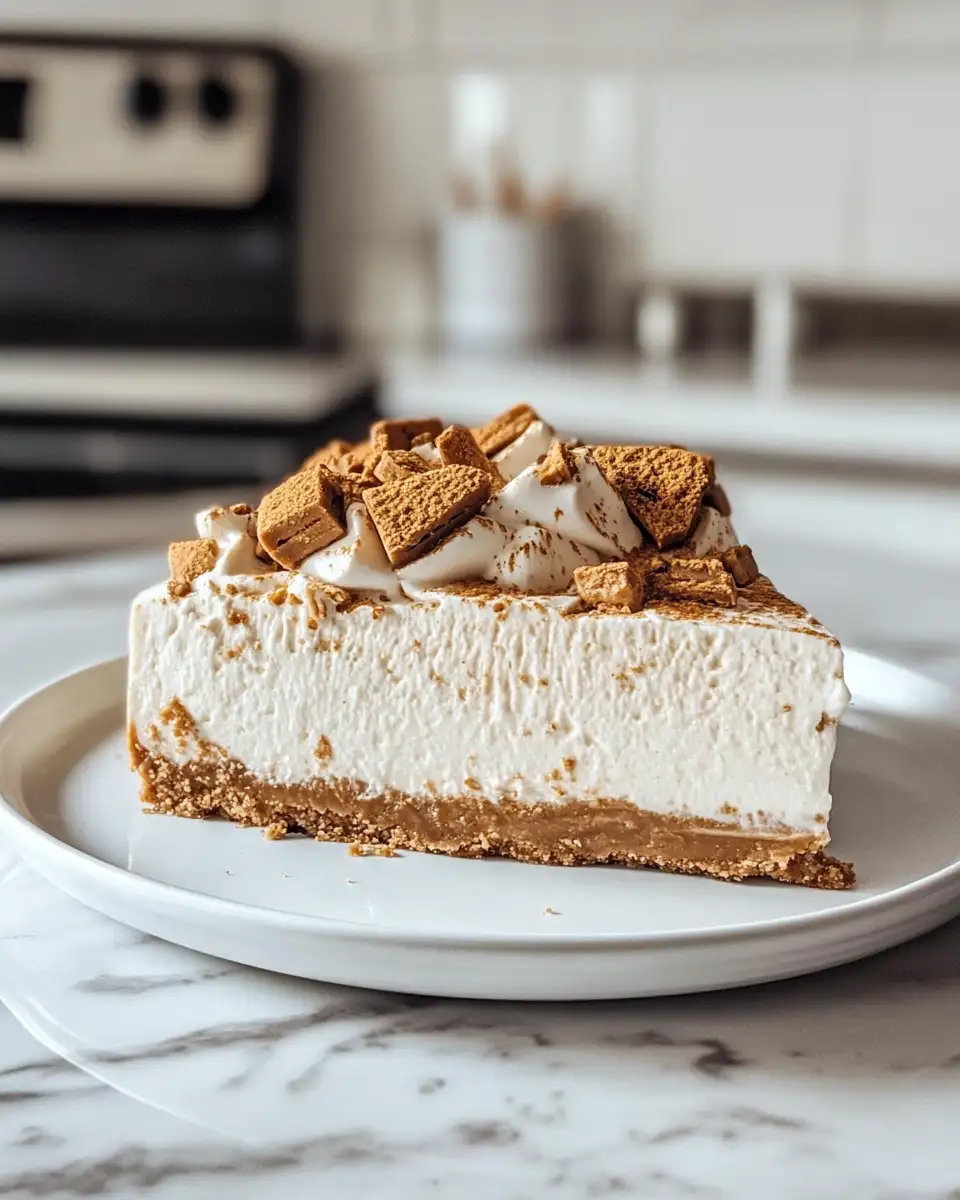 Final dish - Irresistible No Bake Biscoff Cheesecake Recipe You Have to Try