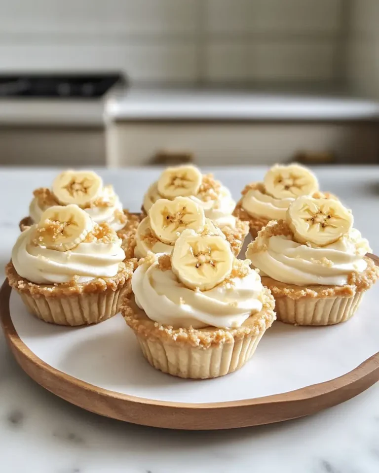 Irresistible No Bake Mini Banana Cream Pies You Need to Try - Featured Image