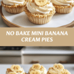 Irresistible No Bake Mini Banana Cream Pies You Need to Try