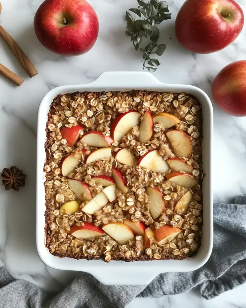 Hearty and Delicious Oatmeal Apple Breakfast Bake to Start Your Day Right - Featured Image