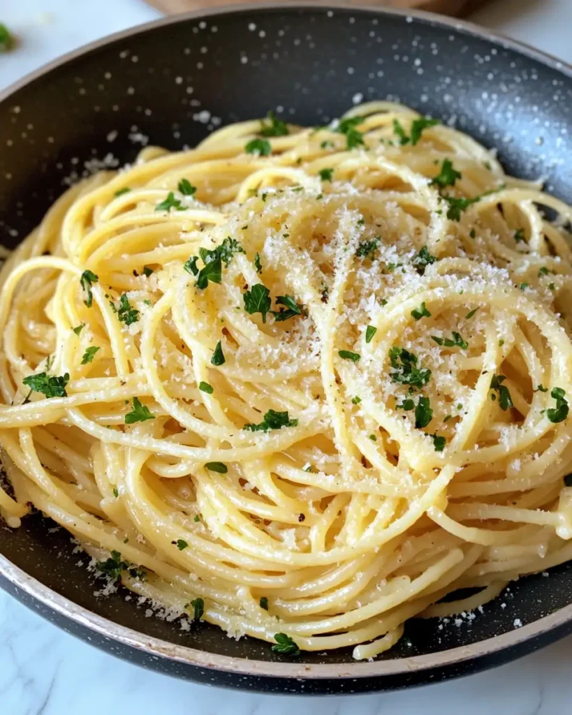 One-Pan Butter Parmesan Pasta Recipe for Easy Delicious Dinners - Featured Image