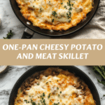 One-Pan Cheesy Potato and Meat Skillet That Will Steal Your Heart