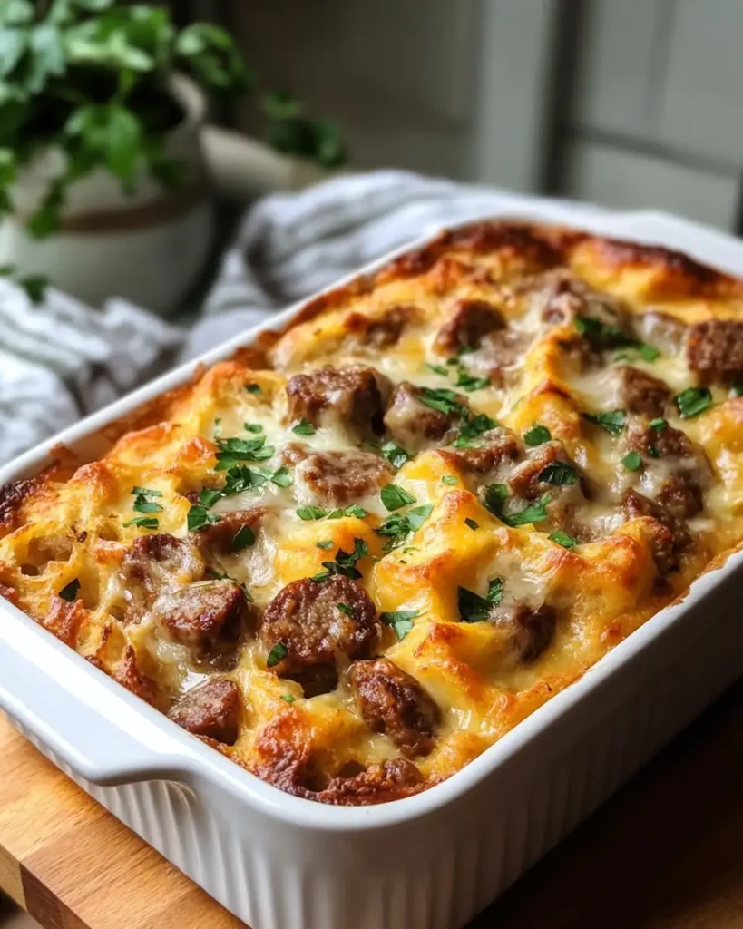 Wake Up to Comfort with This Irresistible Pancake Sausage Casserole Recipe - Featured Image