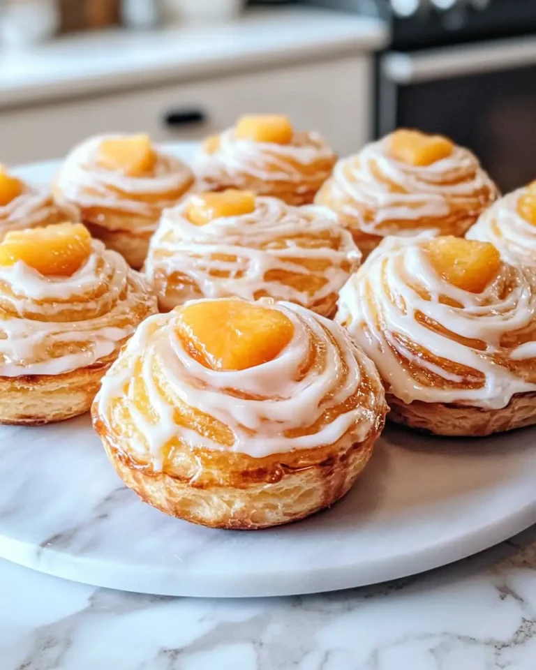 Irresistible Peach Pie Cruffins You Need to Try Today - Featured Image
