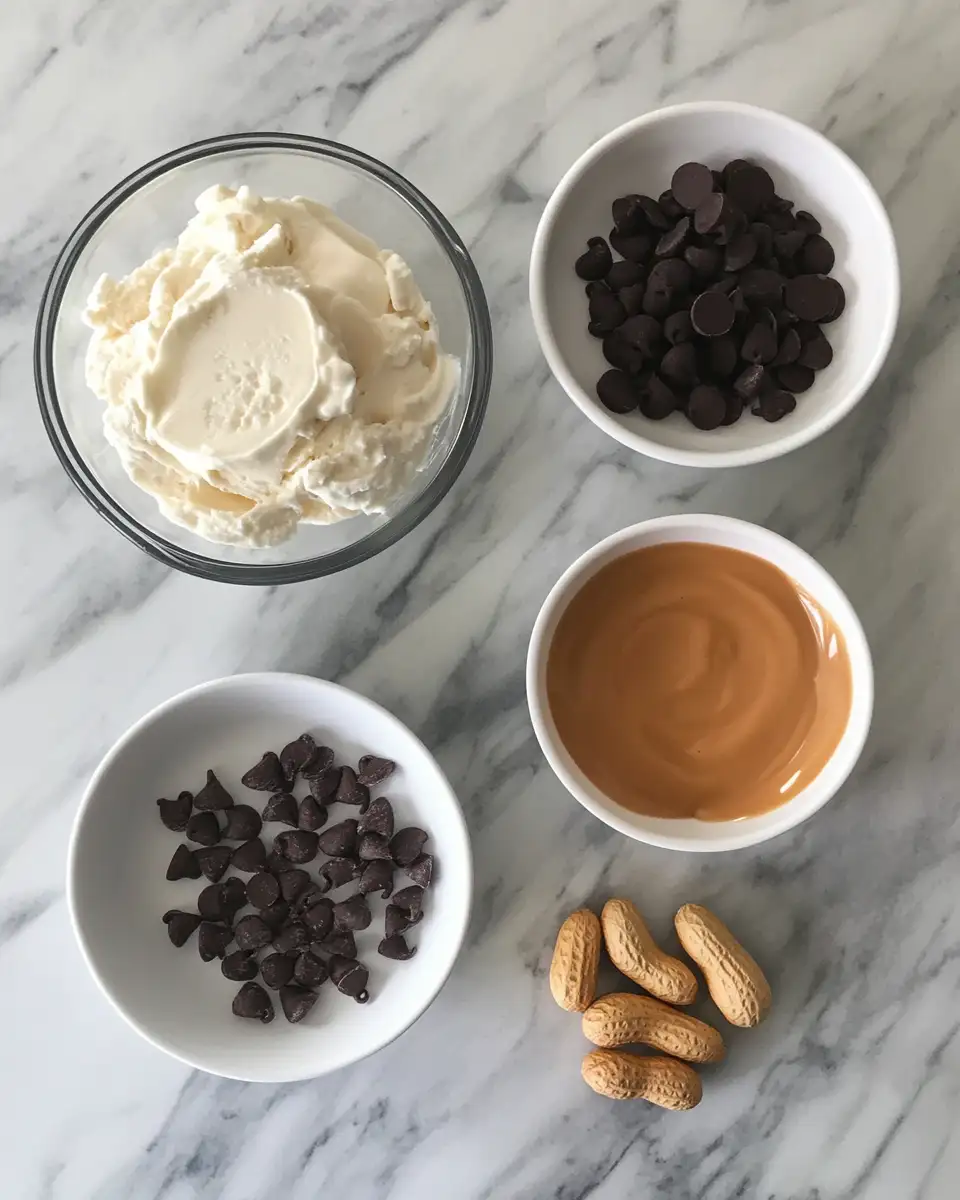 Ingredients for Irresistible Peanut Butter Frozen Yogurt Bars You Need to Try